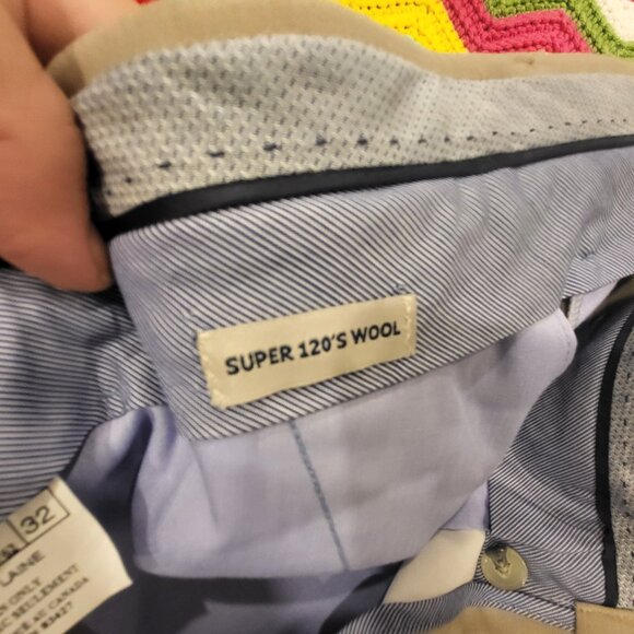 Joseph Abboud Men's Wool Dress Pants 32x30 NWOT - Picture 6 of 9